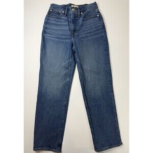 Madewell The Perfect Vintage Straight Jean Women’s 28 High Rise Crop Denim